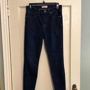 Madewell Dark Blue Skinny Jeans